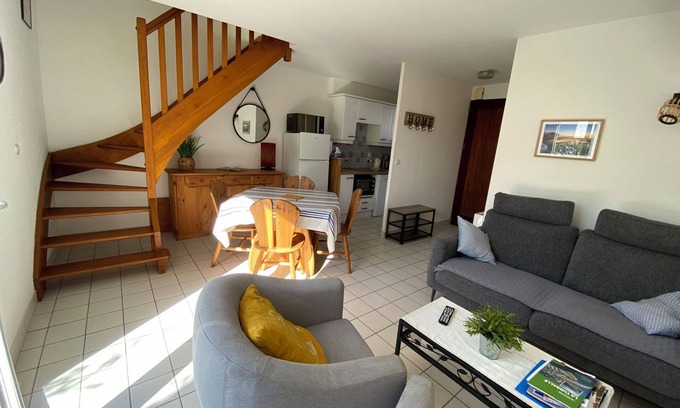 La Turballe House | House, 2 bedrooms, 400 m from the beach and center, garden of 150 m²