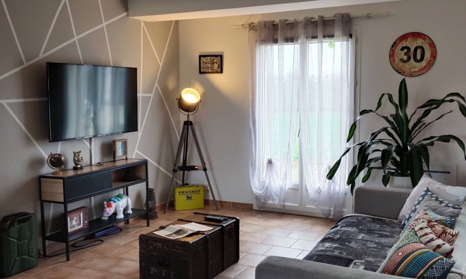 Saint-Antonin-de-Sommaire House | House with SPA & indoor SAUNA Large garden and fireplace 😊