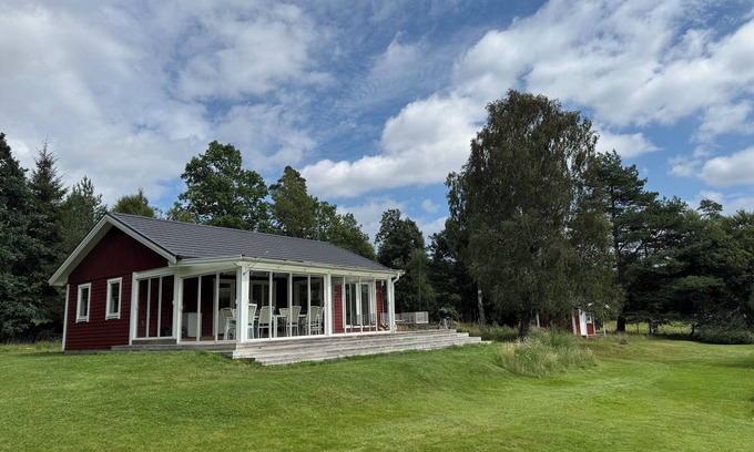 Bolmso House | House in private location close to beach (300m) boat with motor ,all linen incl.