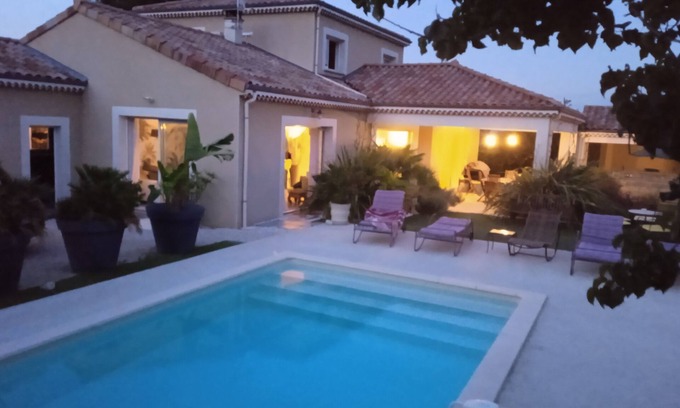 Cornas House | House with swimming pool, at the foot of the CORNAS Ardèche vineyard