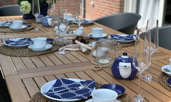 Westeraccumersiel Apartment | Huus Achterdiek - Erdgeschosswohnung "captains Deck" mit Sauna