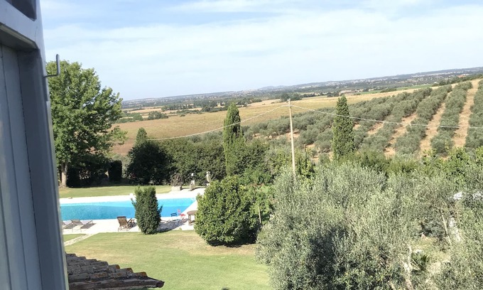 Viterbo Villa | IL GRANAIO - Restored Ancient Farmhouse in the olive groves