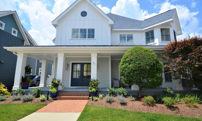 The Pines House | Incredible location with in-ground heated pool/spa (mid-May through September)