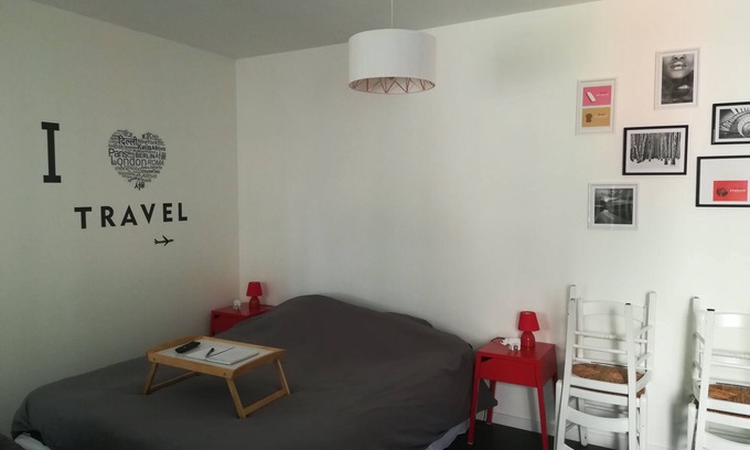 Betheny Apartment | Independent studio with garden, near cathedral of Reims
