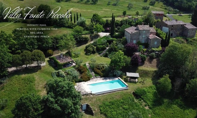 Bivio Lugnano Villa | Infinity pool villa - Fonte Piccola