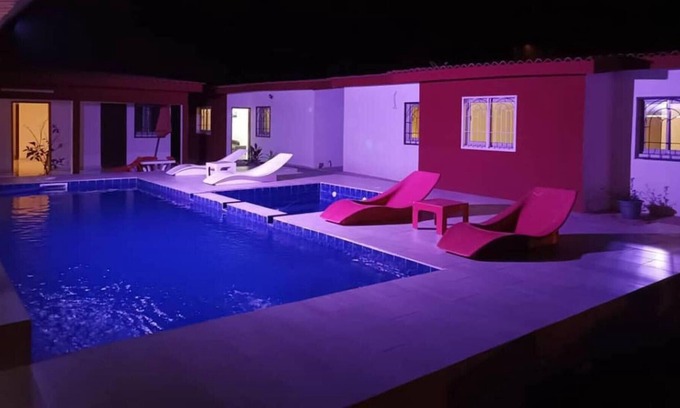 Assinie Apartment | Inviting 6-bed With Swimming Pool in Assinie