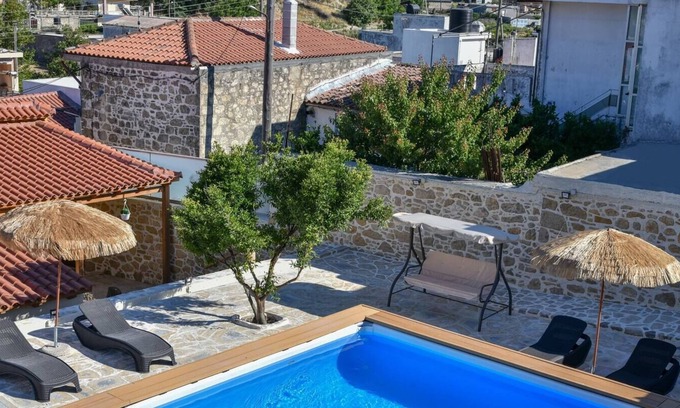 Vlachiana House | Island Oasis: Poolside Paradise in Crete