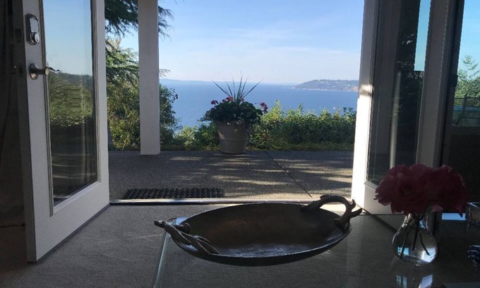 Three Tree Point House | Island View-Spectacular view of Puget Sound and the Olympic Mountains