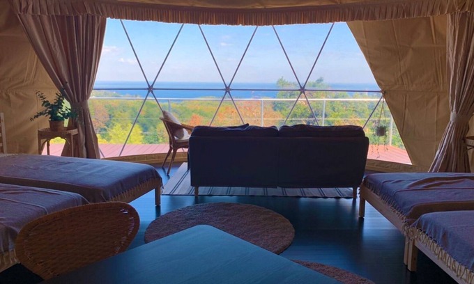 Futo Cabin | Izu Coco Dome Tent C 1 night with 2 meals and / Ito Shizuoka