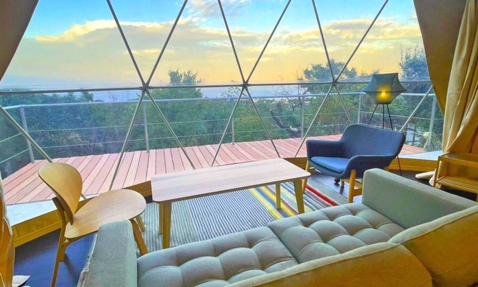 Futo Cabin | Izu Coco Dome Tent D 1 night with 2 meals and / Ito Shizuoka