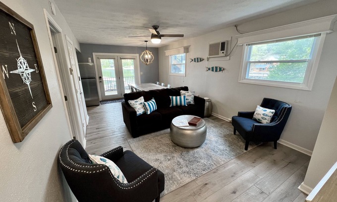 Rocky Mount House | JOMO - Unit 2 TriTerrace *Relax Lakefront *Enjoy Fam