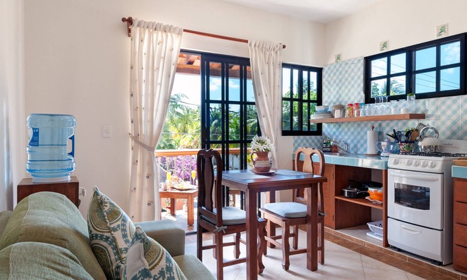 Puerto Morelos Apartment | Juanita #4 2nd floor airy apartment with private balcony