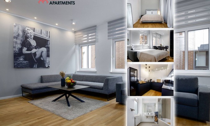 Mitte Apartment | K&M: High End Luxus Zentral Mit Arbeitsplatz