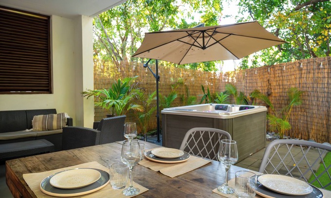 La Saline Les Bains Apartment | Kaz Lagon - 1min walk to the beach