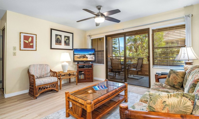 Kihei Condo | Kihei Bay Vista #A-103 Ocean View, Near Beach, A/C and Fans, Great Rates