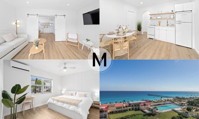 Mango Groves Apartment | King bed -TV in room-Parking - Near beach! Villa 5