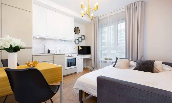 Warsaw Apartment | Komputerowa 7 | Modern Studio | Parking