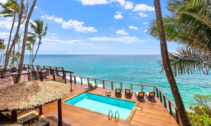 Poipu House | koolkondo Palms 104 Oceanfront with Pool
