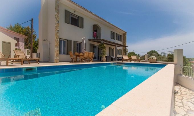 Korianna Villa | Korianna (near Spartia): Luxury boutique villa with incredible views