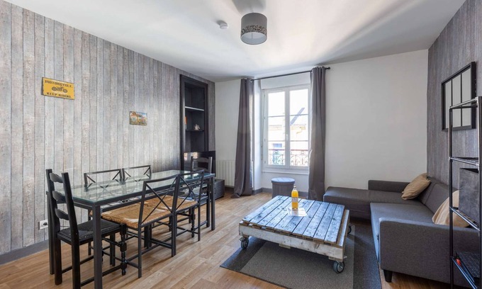 Republique Apartment | L'appart K-za -wifi Fibre- Checkin Auto- 6 p