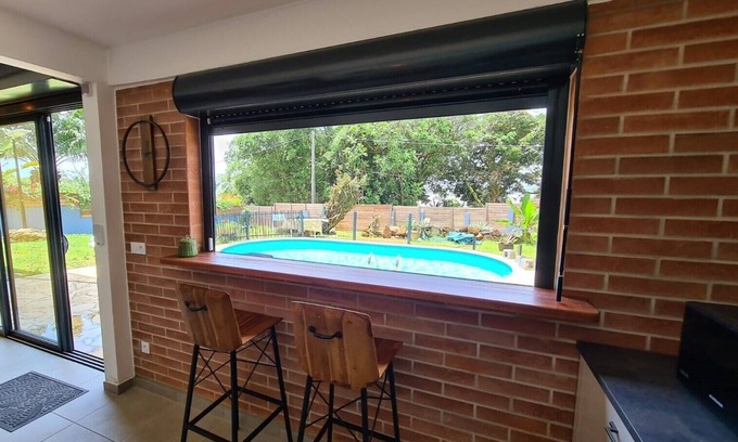 Remire Montjoly Apartment | L'Ara T2 de 52m² vue piscine - Rte des plages