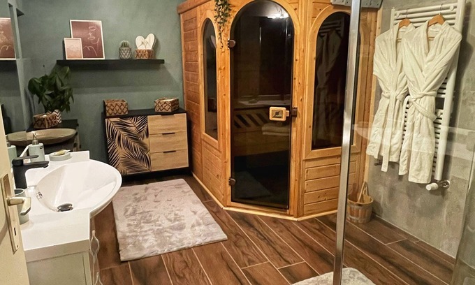 L'Abergement Apartment | L'echo des Bois - Studio Cocooning Avec Sauna
