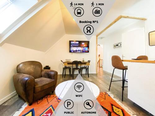 Guingamp Apartment | L’INDUSTRIEL en centre ville sur rive du TRIEUX