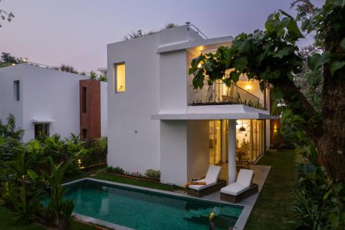 Siolim Villa | La Masseria, 3 BHK Premium villas with Private Pool close to Morjim Beach, Garden, Terrace, Security, Kitchen & Wifi in a Peaceful location