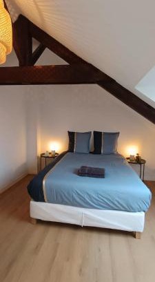 Villeneuve Apartment | La Suite Mìmì 光 Duplex - 2chambres2Sallesd'eau - Second Lodge Rennes