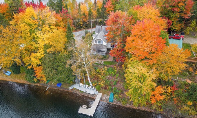 Eden House | Lake front home with in-deck outdoor hot tub and spectacular lake views!