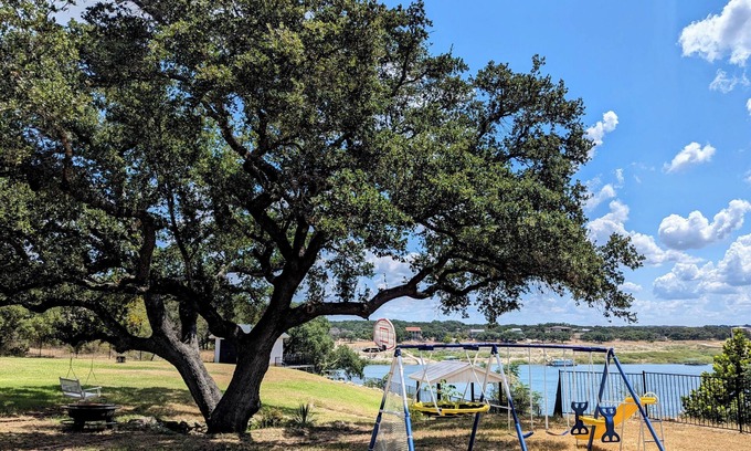 Briarcliff House | Lakefront Home on Travis w/Dock - Huge Windows Beautiful Views