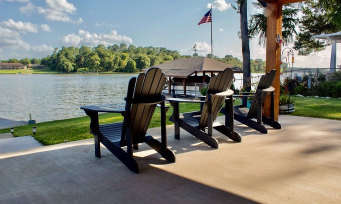 Willis House | Lakefront home with private dock, hot tub, double kayak, boat ramp, & lake views