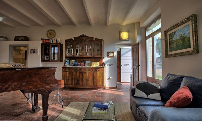 Ostra Villa | Large historic villa with pool, panoramic views surrounded by greenery
