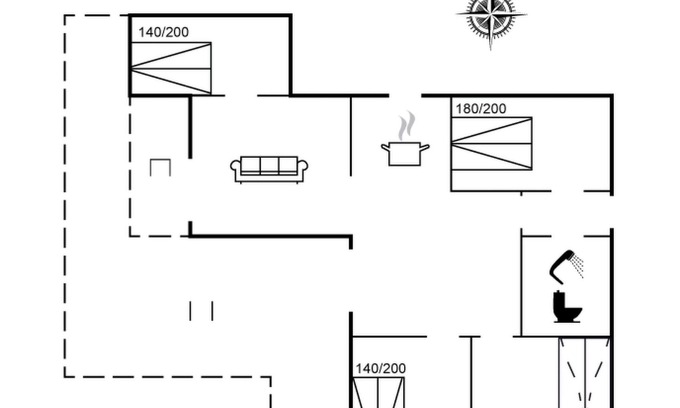 Udsholt House | "Lasse" - 1.5km from the sea by Interhome