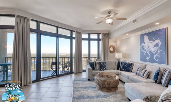 Orange Beach Condo | Lazy river Beautiful northern views Sleeps 10