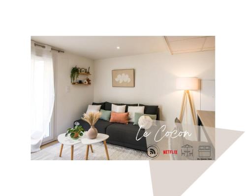 Rodez Apartment | Le Cocon Ruthénois - Climatisation, Wifi, Netflix & Jardin