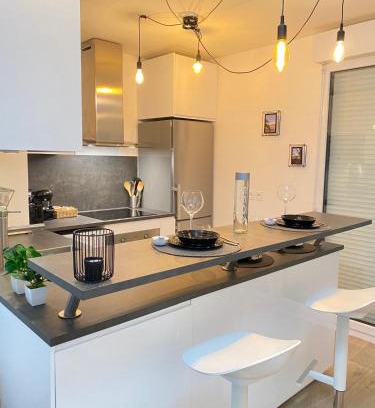 Villepinte Apartment | Le Cosy De l'Ourcq T2 40m2 20 min de Paris