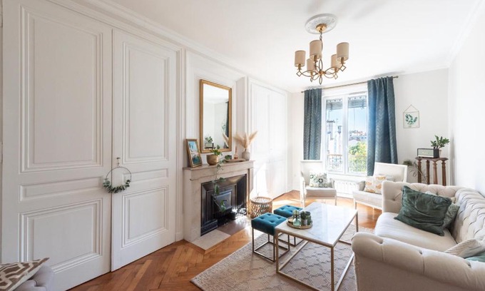 Part Dieu - Bir Hakeim Apartment | Le Dandy - Grand T3 au pied du métro Garibaldi