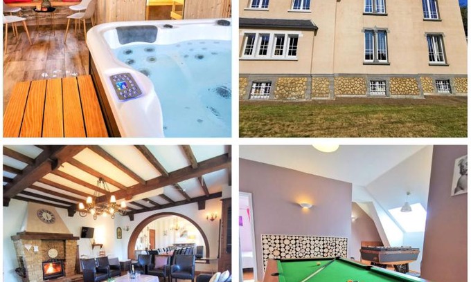 Tintigny House | Le Manoir de la Rulette 20P well-ness BBQ Jardin terrasse ping pong salle de jeux