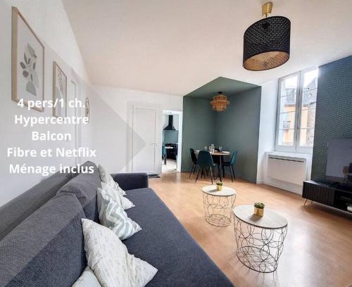 Bagneres-de-Bigorre Apartment | Le Twenties*Fibre*Netflix*Ménage