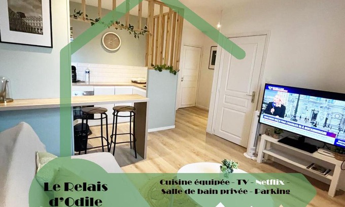 Valenciennes Apartment | LeRelaisdOdile23 - PARKING - LUMINEUX - HYPER CENTRE