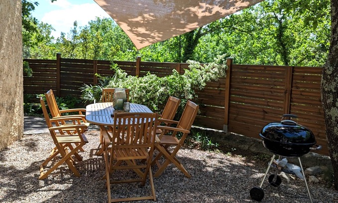 Balazuc House | Les Petits riens | Gîte with garden in Balazuc, France's most beautiful villages