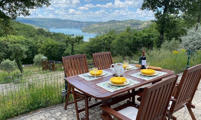 Esparron-de-Verdon House | Les Romarins" house with splendid lake view