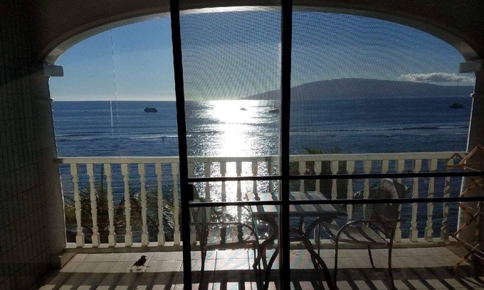 Historic Lahaina Front Street Apartment | Likely July re-opening Please Check with Host Before Booking Please read below.