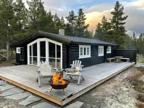 Folldal House | Log Cabin With Views Of Rondane Mountains