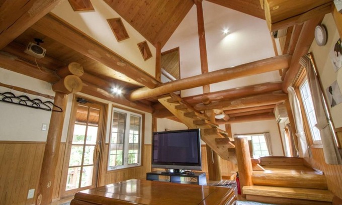 Kurokawa Onsen Cottage | Log house for 10 people Up to 12 people can be a/Aso-gun Kumamoto