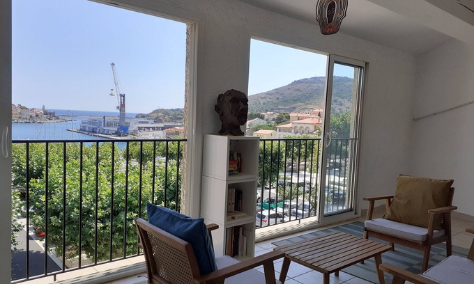 Port-Vendres Apartment | Loggia Català - A 10min de Collioure