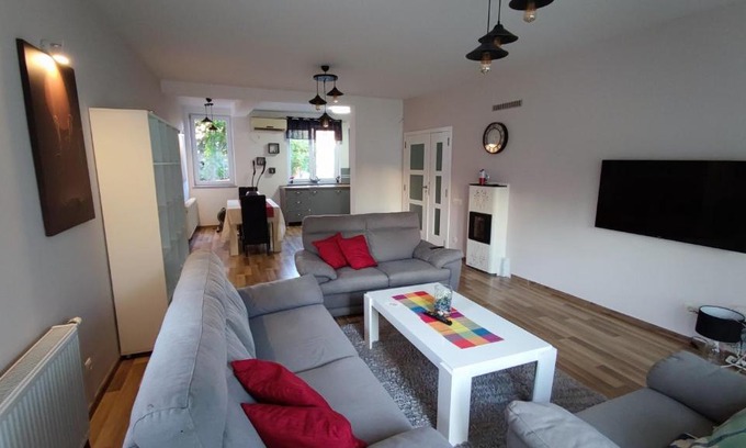 Kolovicë Apartment | Lovely 3-bedroom rental unit with indoor fireplace