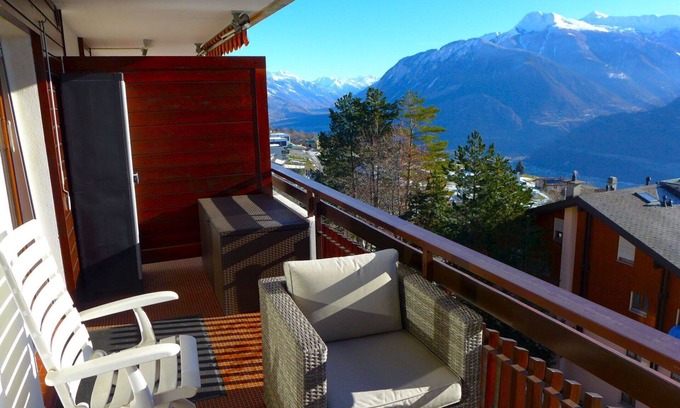 Chermignon Apartment | Lovely apartment for 5 people with WIFI, TV and balcony