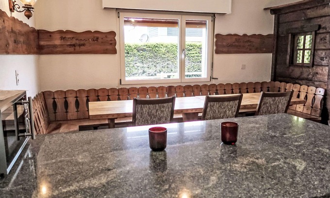 Mayens-de-Riddes House | Lovely apartment in villa for 8 people with WIFI, balcony and panoramic view